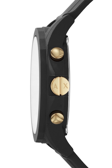 ARMANI EXCHANGE Set de ceas cu o curea din silicon si eticheta pentru bagaj Outerbanks Barbati