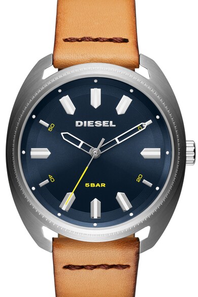 Diesel Часовник Fastbak 3 Hand с кожена каишка Мъже