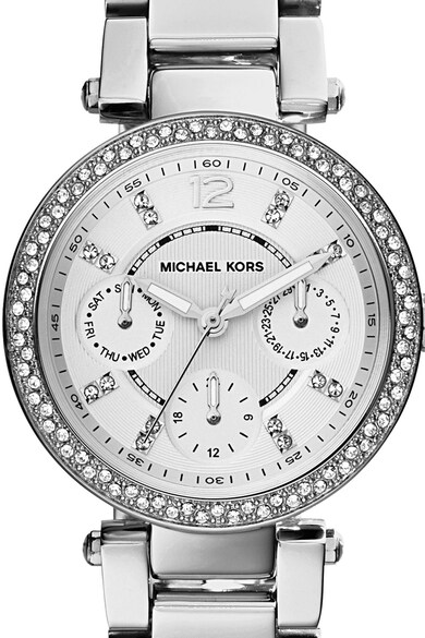 Michael Kors Часовник Mini Parker с хронограф и метална верижка Жени
