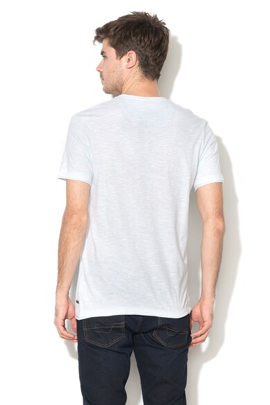 EDC by Esprit Тениска с шпиц деколте и джоб на гърдите Мъже