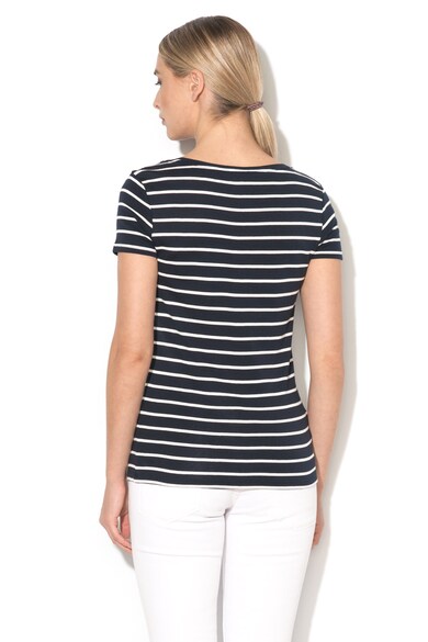 Esprit Tricou din bumbac organic, in dungi Femei