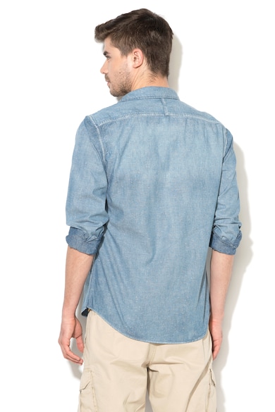 Esprit Camasa regular fit din chambray cu buzunare pe piept Barbati