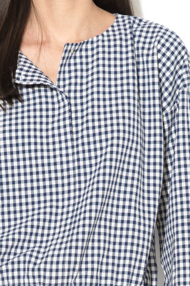 Esprit Bluza cu model in carouri si terminatie elastica Femei