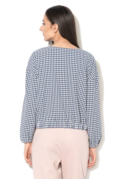 Esprit Карирана блуза с еластичен подгъв Жени