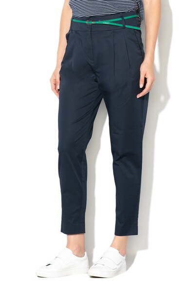 Esprit Pantaloni chino crop cu o curea Femei