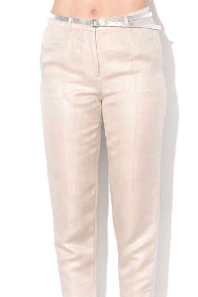 Esprit Pantaloni crop din amestec de in Femei