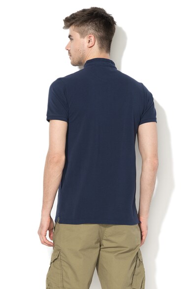 Esprit Тениска от памук пима с ниска овална яка Мъже