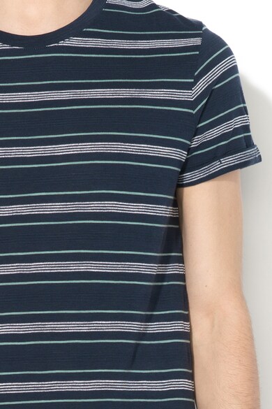 EDC by Esprit Csíkos póló kerek nyakkivágással férfi