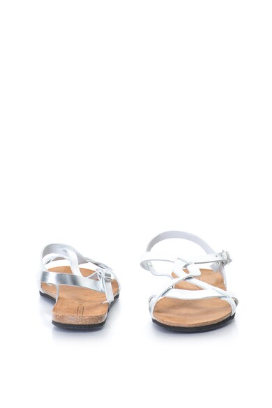 Esprit Sandale slingback de piele cu aspect metalizat Femei