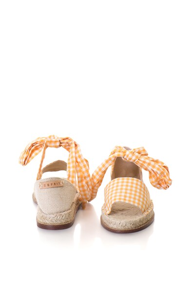 Esprit Sandale tip espadrile cu model in carouri Femei