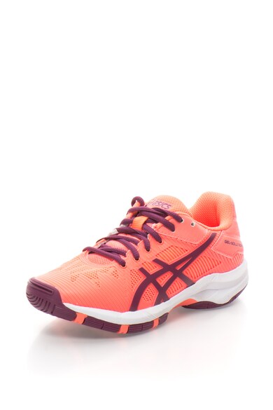 Asics Pantofi cu detalii contrastante, pentru tenis Fete