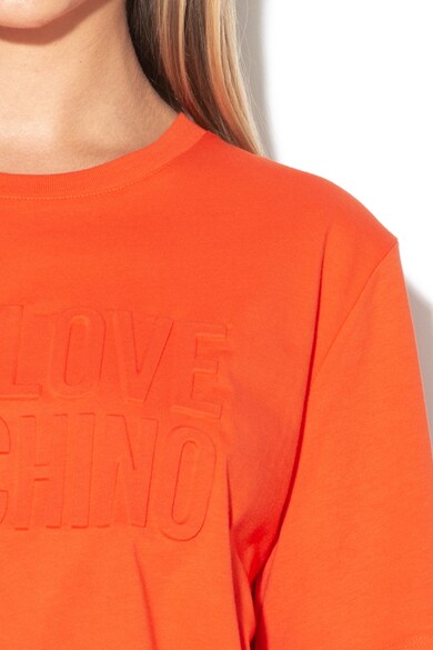 Love Moschino Tricou cu logo stantat Femei