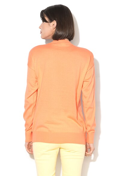 Love Moschino Pulover din tricot fin cu imprimeu frontal Femei