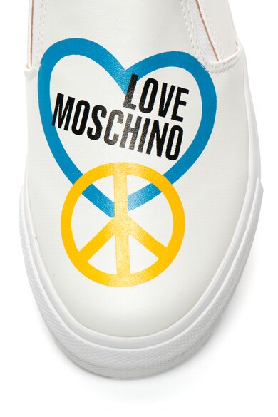 Love Moschino Pantofi sport slip-on cu imprimeu logo Femei