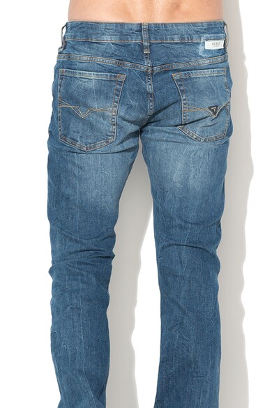 GUESS JEANS Skinny farmernadrág mosott hatással3 férfi