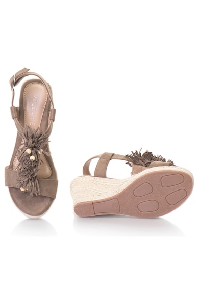 Release Sandale wedge tip espadrile,  Piele sintetica Femei