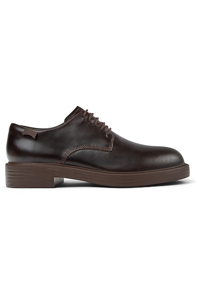 Pantofi derby de piele Dean, Maro inchis Camper - Maro Inchis
