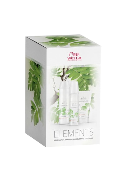 Wella Professionals Set ingrijire par  Elements: Sampon, 250 ml + Balsam, 200 ml + Spray Leave-in, 150 ml Femei