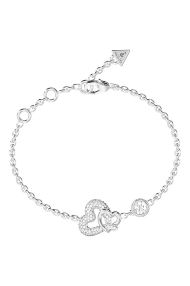 Guess Lant Inima Bratara cu talismane inima GUESS (UBB06052-RH) | Fashion Days