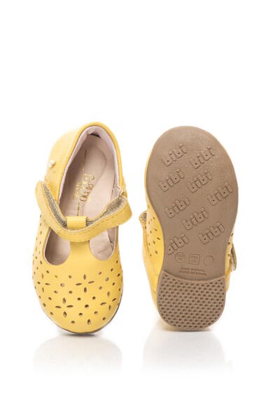 bibi kids Pantofi Mary Jane de piele cu design perforat Anjos Joy II Fete