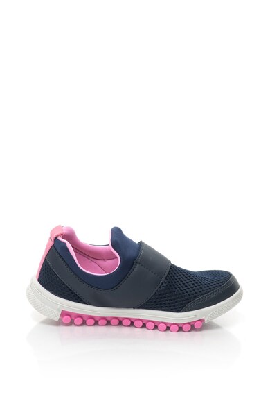 bibi kids Pantofi sport slip-on cu aspect de plasa si banda velcro Roller New Fete