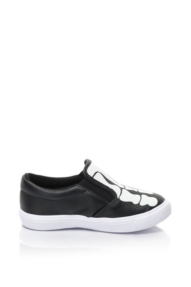 bibi kids Pantofi slip-on de piele cu imprimeu grafic Agility Baieti