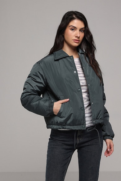 Jacheta bomber cu buzunare laterale, Verde inchis COLIN'S - Verde Inchis