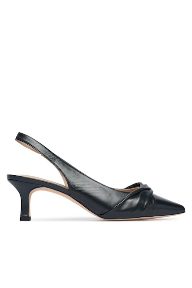 Pantofi dama, piele naturala, toc, Bleumarin Caprice - Bleumarin
