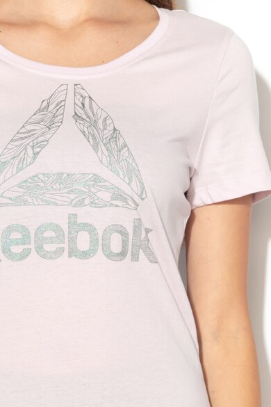 Reebok Tricou cu imprimeu grafic, pentru antrenament Femei