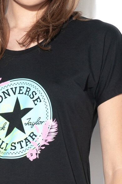 Converse Tricou din amestec de modal, cu imprimeu logo Femei