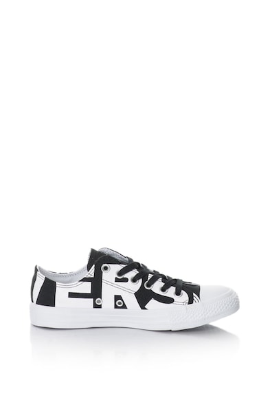 Converse Unisex Chuck Taylor All Star OX szövegmintás bevont orrú cipő férfi