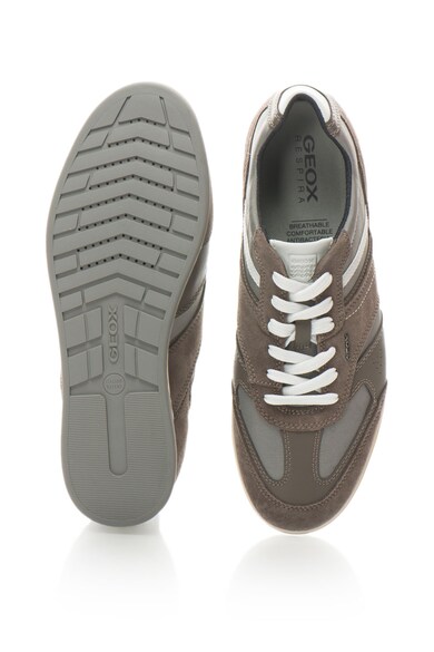 Geox Дишащи спортни обувки Renan с велур и кожа Мъже