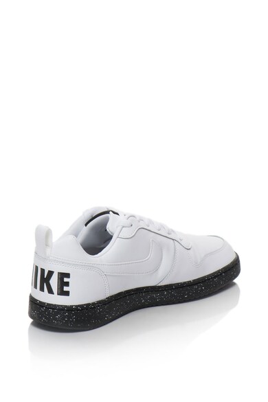 Nike Pantofi sport cu garnituri de piele si talpa contrastanta Court Borough Barbati
