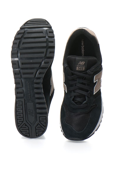 New Balance Pantofi sport de piele intoarsa cu garnituri de plasa 565 Barbati