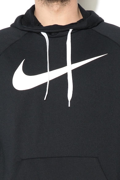 Nike Суитшърт Swoosh с Dri Fit, качулка и джоб тип кенгуру Мъже