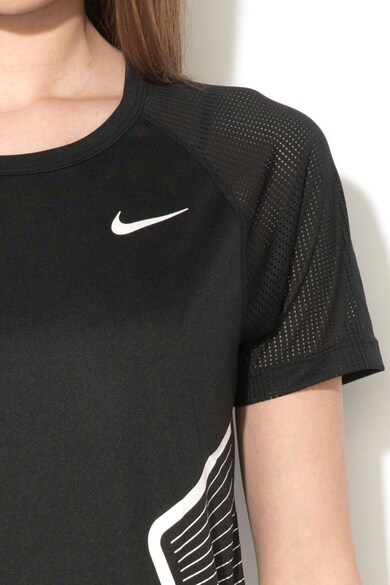 Nike Tricou cu segmente de plasa, pentru alergare, 932499 Femei