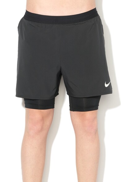 Nike Pantaloni scurti cu banda elastica in talie, pentru alergare, Flex 1 Barbati
