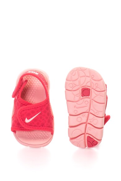 Nike Sandale cu talpa plata si logo Sunray Adjust 4 Baieti