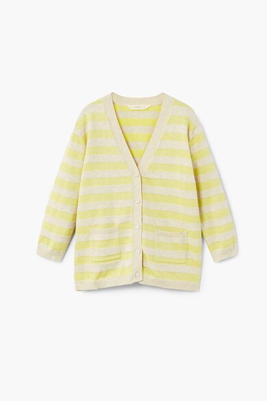 Mango Cardigan tricotat fin in dungi Lallo Fete