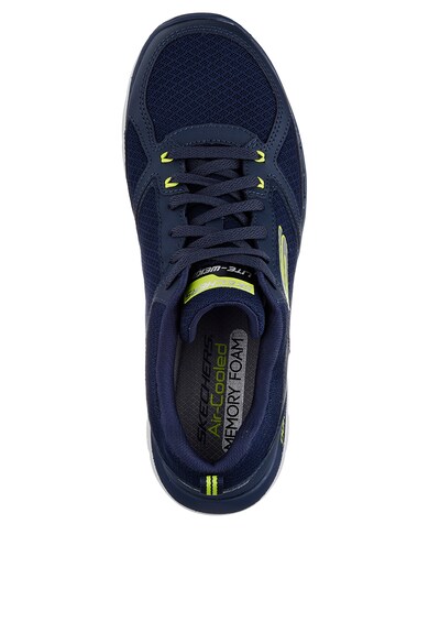 Skechers Спортни обувки Flex Advantage 2.0 Lindman с кожа и мрежести детайли Мъже