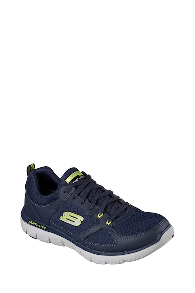 Skechers Спортни обувки Flex Advantage 2.0 Lindman с кожа и мрежести детайли Мъже