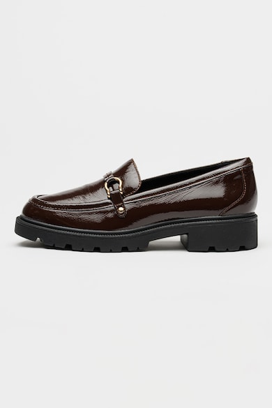 Pantofi loafer din piele Code L Step, Maro inchis Clarks - Maro Inchis