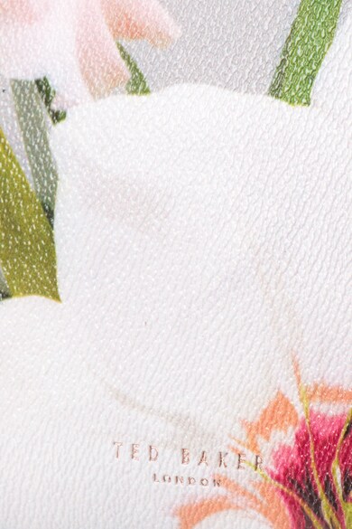 Ted Baker Etui de piele sintetica cu model floral Chatsworth Femei