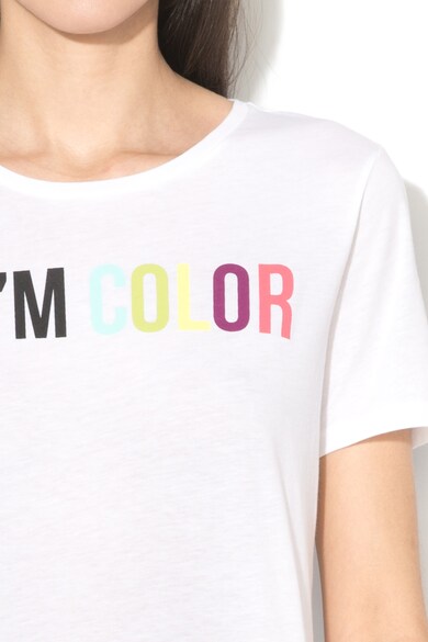 United Colors of Benetton Tricou cu imprimeu text 2 Femei