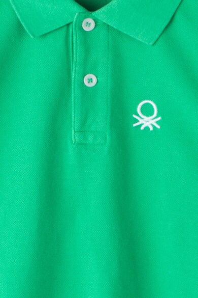 United Colors of Benetton Tricou polo din pique cu logo brodat Baieti
