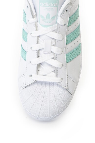 adidas Originals Pantofi sport de piele Superstar Femei