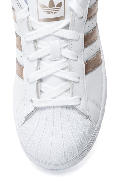 adidas Originals Superstar bőr sneakers cipő logóval női