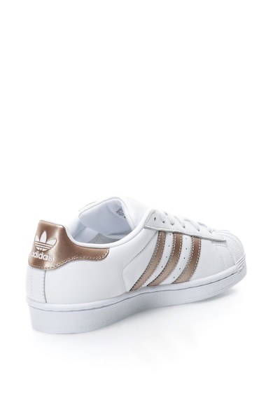 adidas Originals Pantofi sport de piele cu logo Superstar Femei