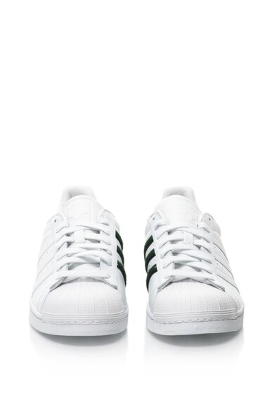 adidas Originals Pantofi sport cu insertii de piele Superstar Barbati