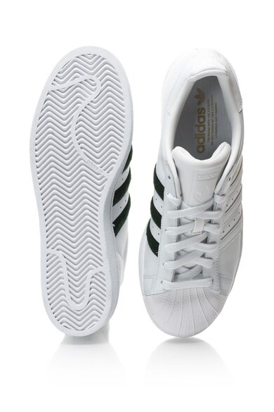 adidas Originals Pantofi sport cu insertii de piele Superstar Barbati